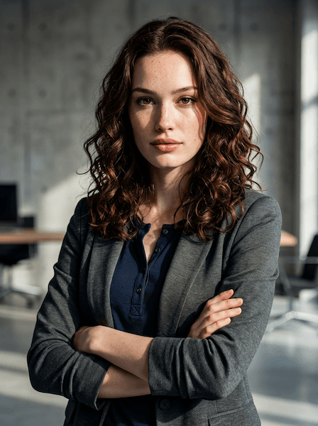 AI headshot example 1