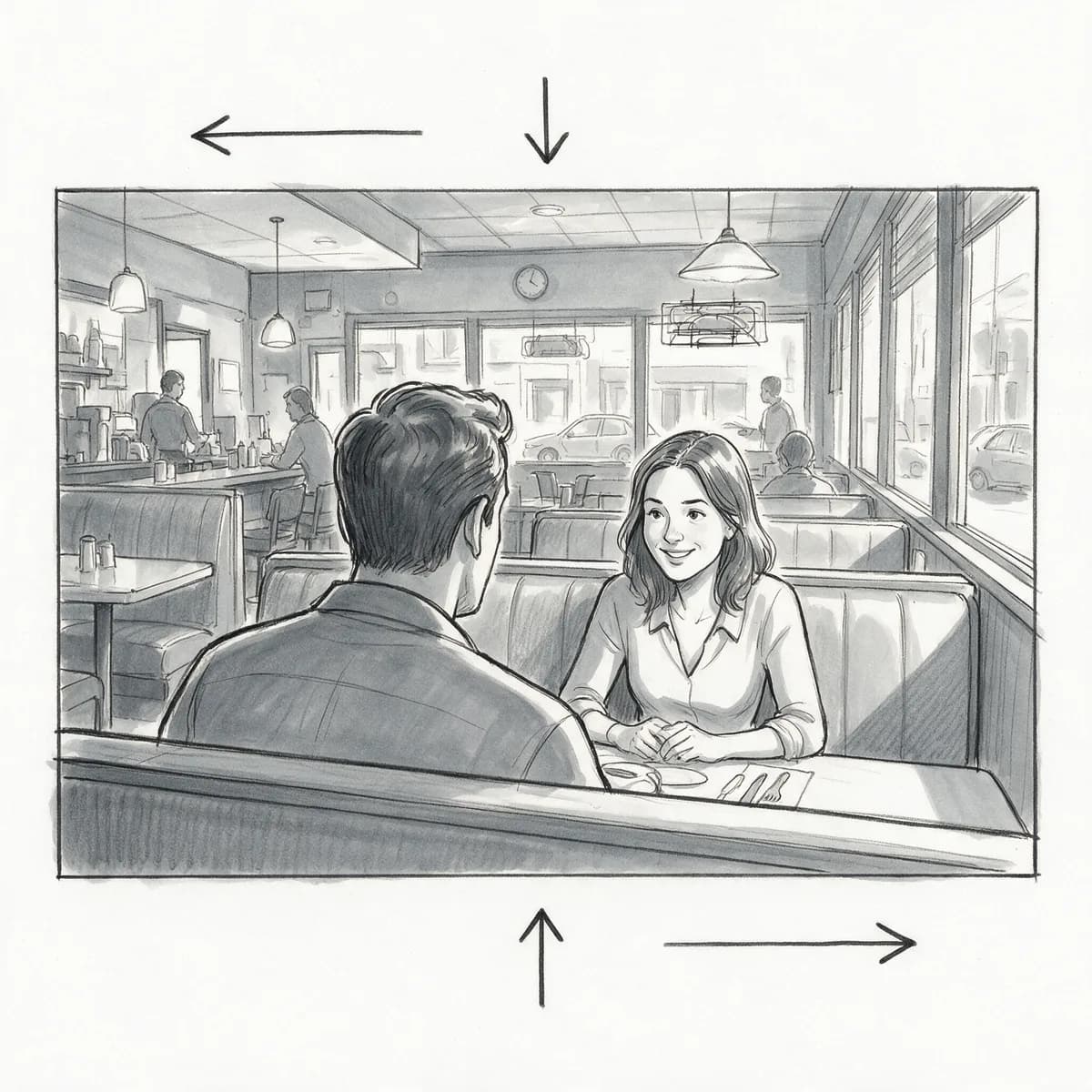 Shot-by-Shot Frames from a Text Prompt example 2