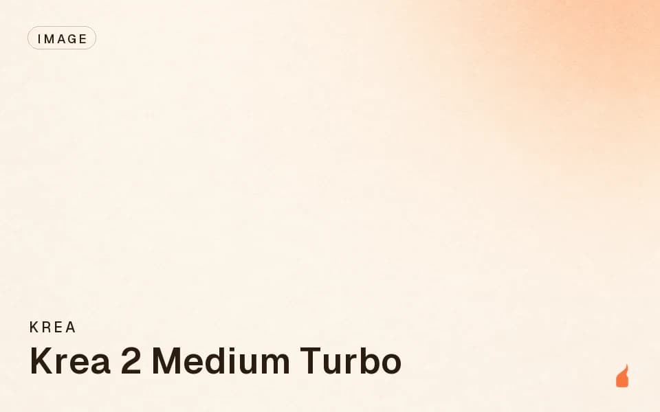 Krea 2 Medium Turbo on Morphed