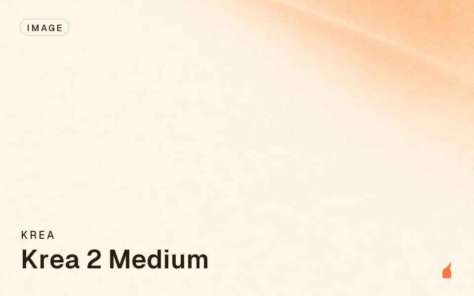 Krea 2 Medium on Morphed