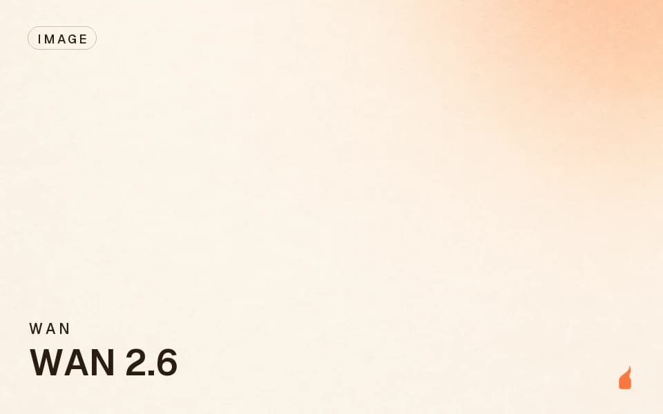 WAN 2.6 — WAN image model on Morphed