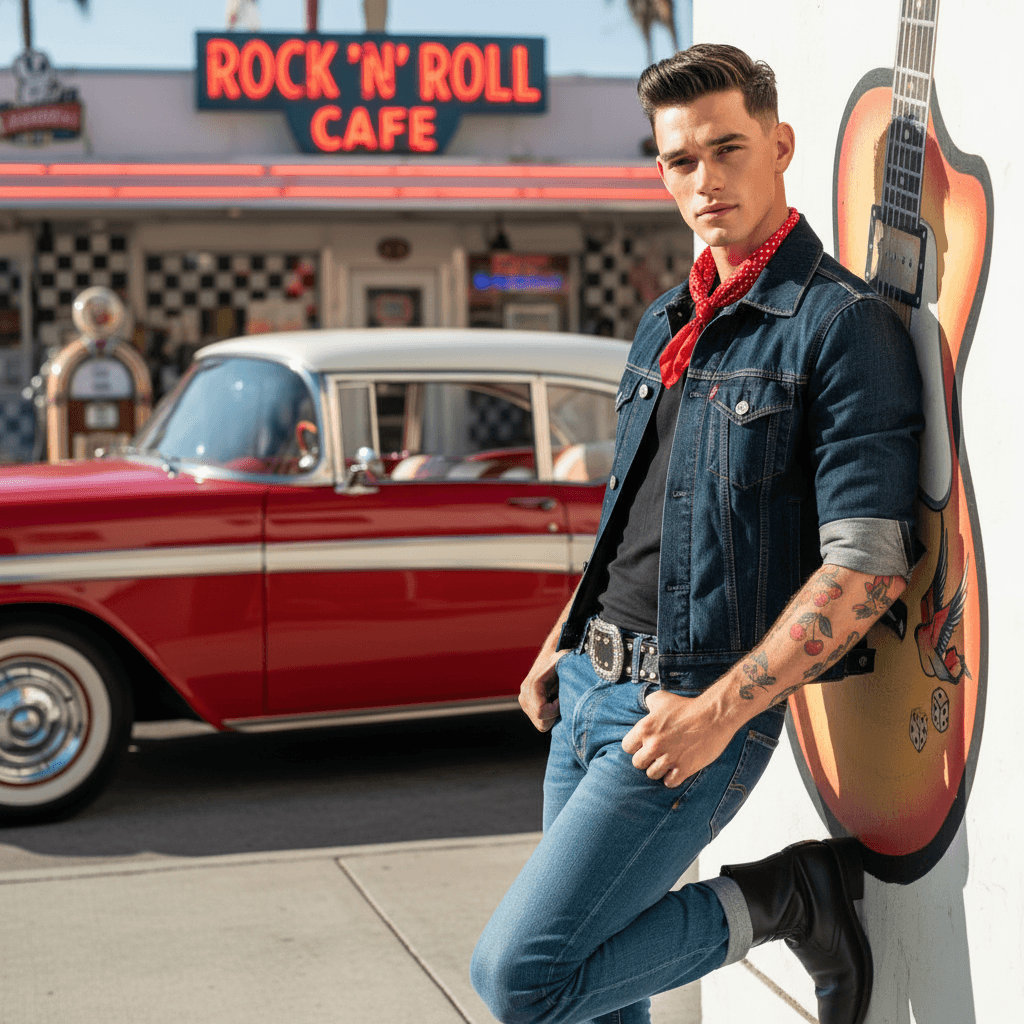 1950s Rockabilly - Male Model 4