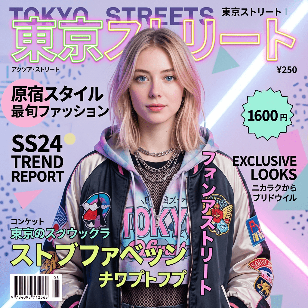 AI Japanese Magazine Cover Generator