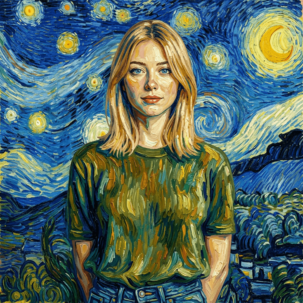 AI Van Gogh Starry Night Style Generator