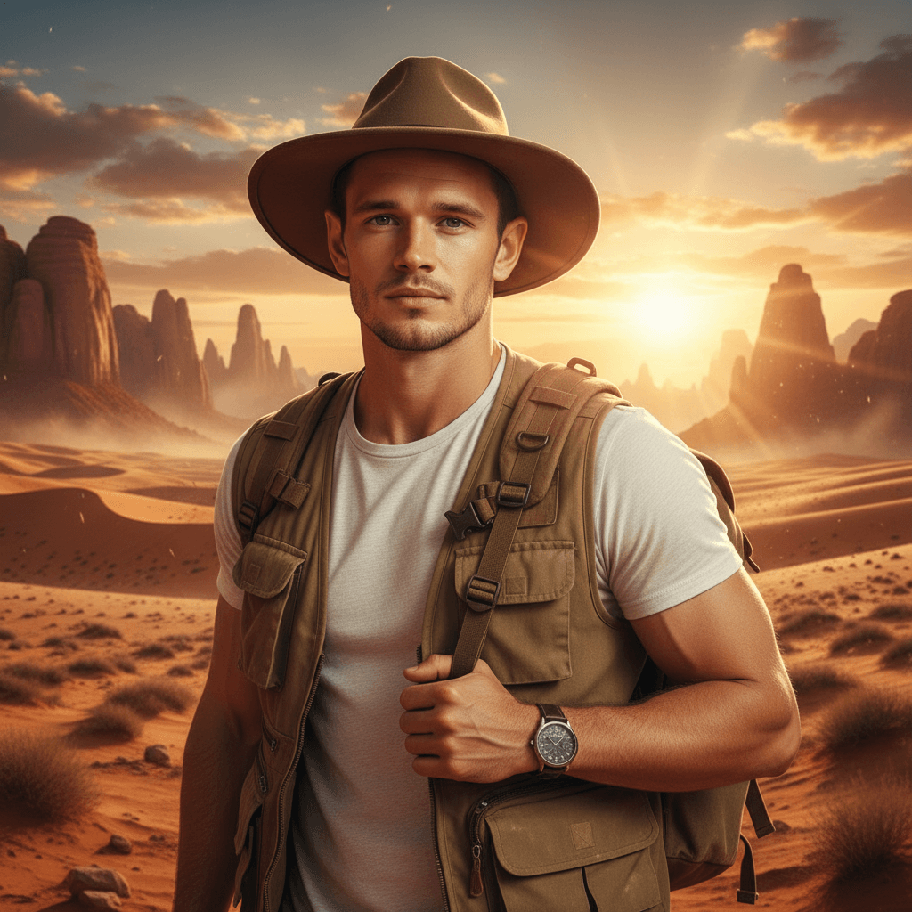 Desert Wanderer - Male Model 3