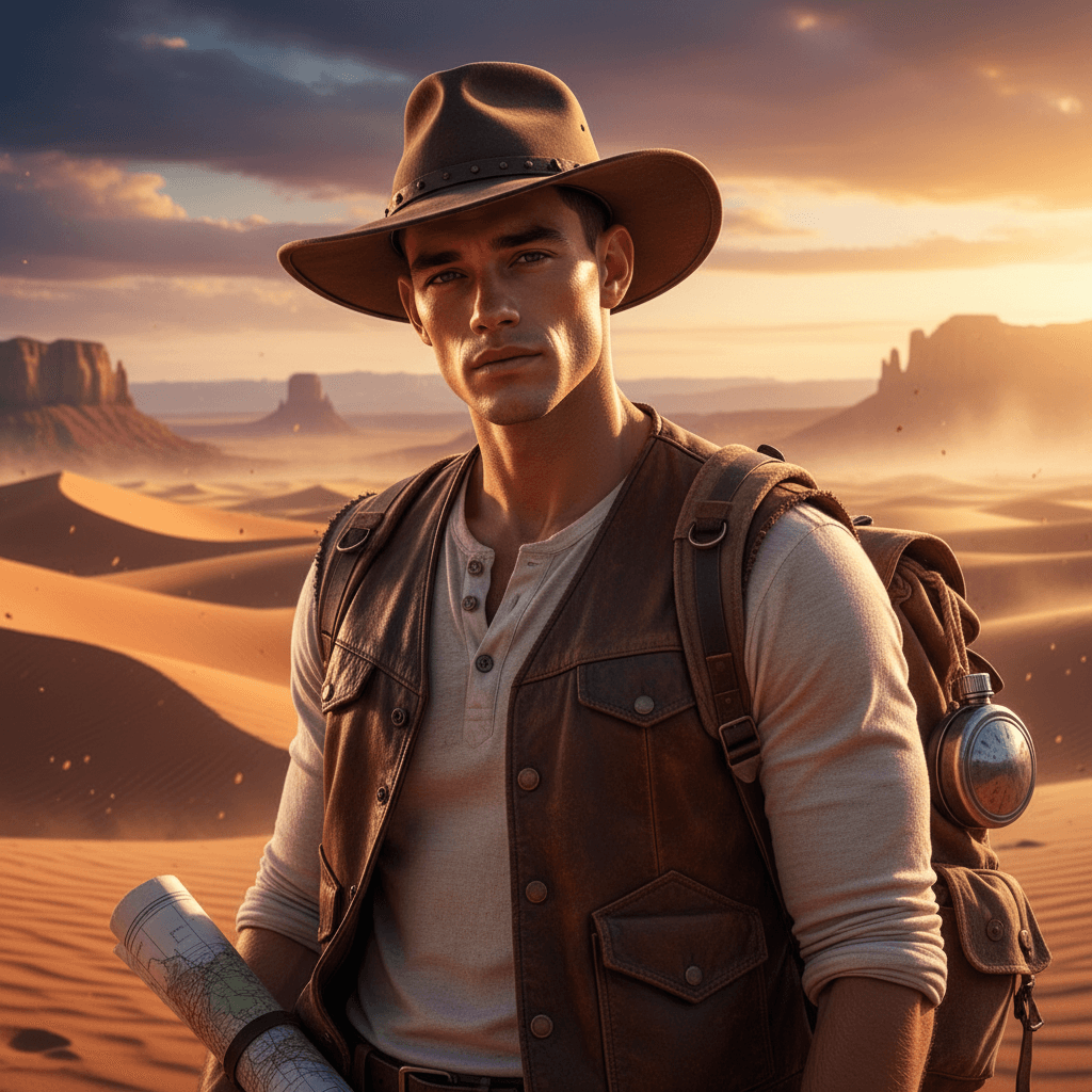 Desert Wanderer - Male Model 4