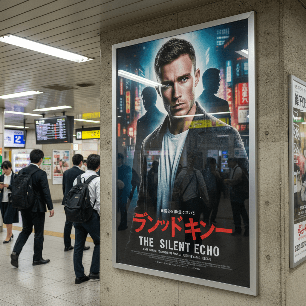 Movie Poster Style - Male Model 2