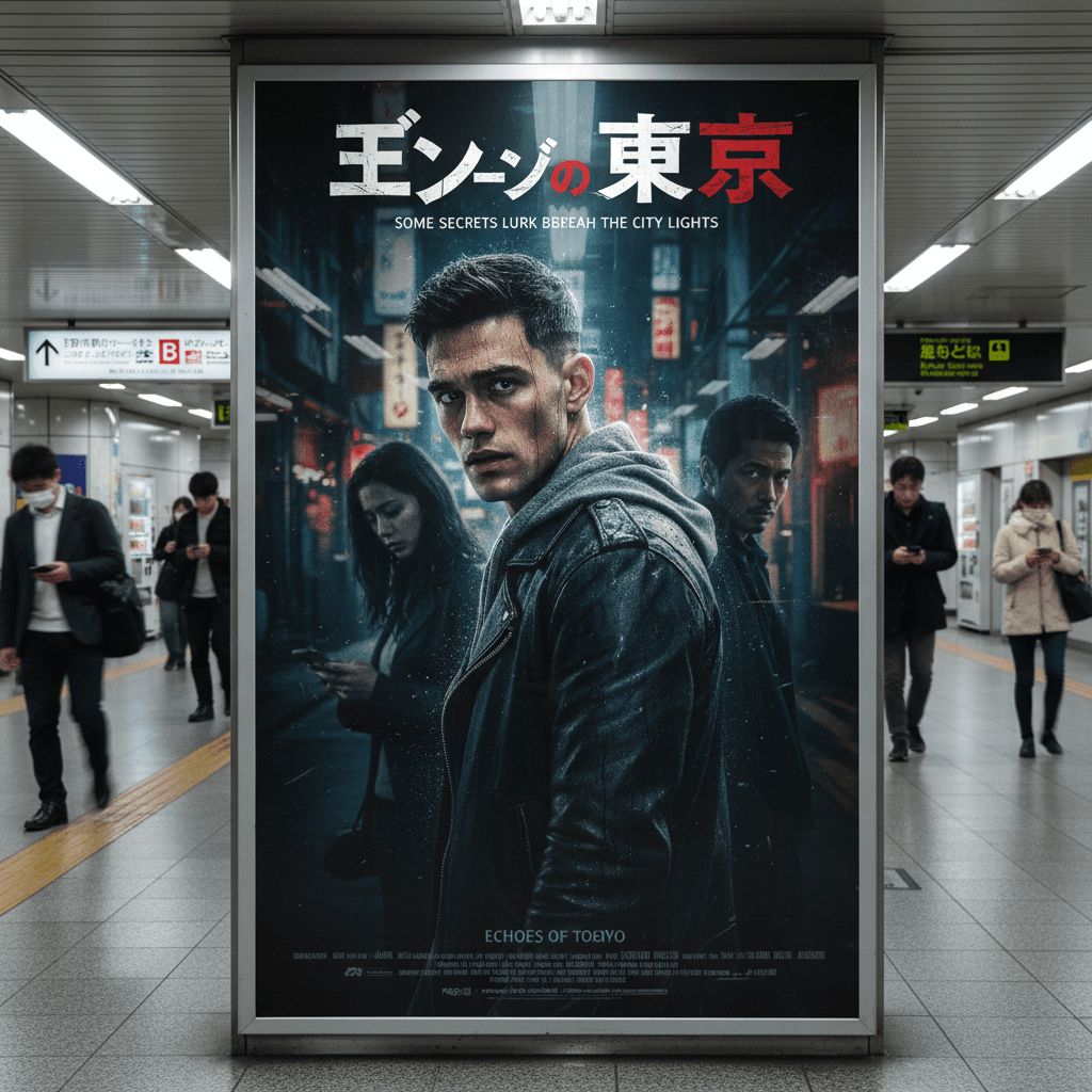 Movie Poster Style - Male Model 4