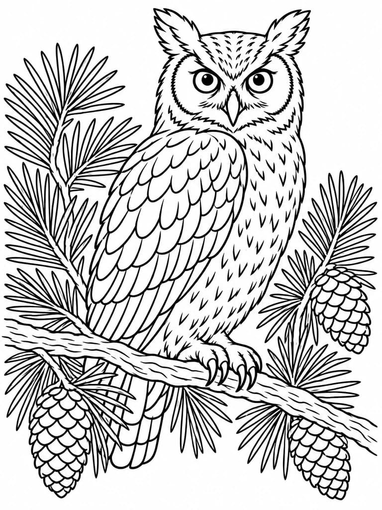 AI Coloring Page Generator result 1