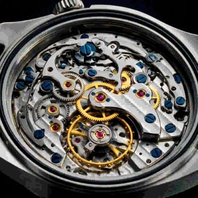 A 400px pixelated thumbnail of a watch movement