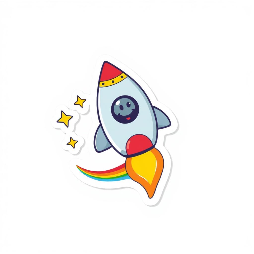 Create Custom Stickers from Text & Photos example 4