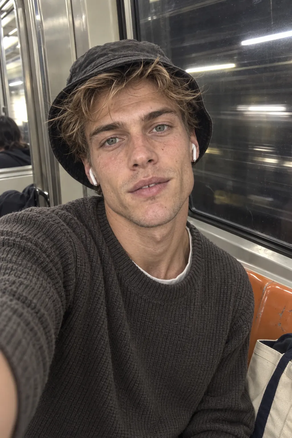 Camera roll: Subway seat