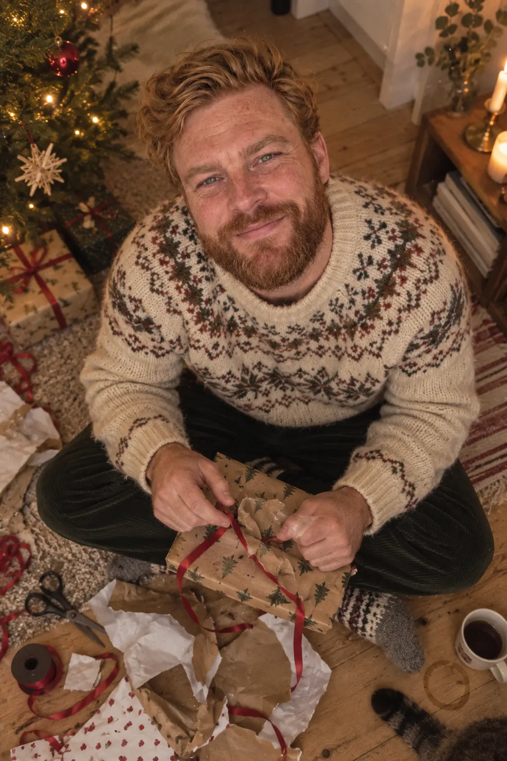 Christmas at home: Wrapping