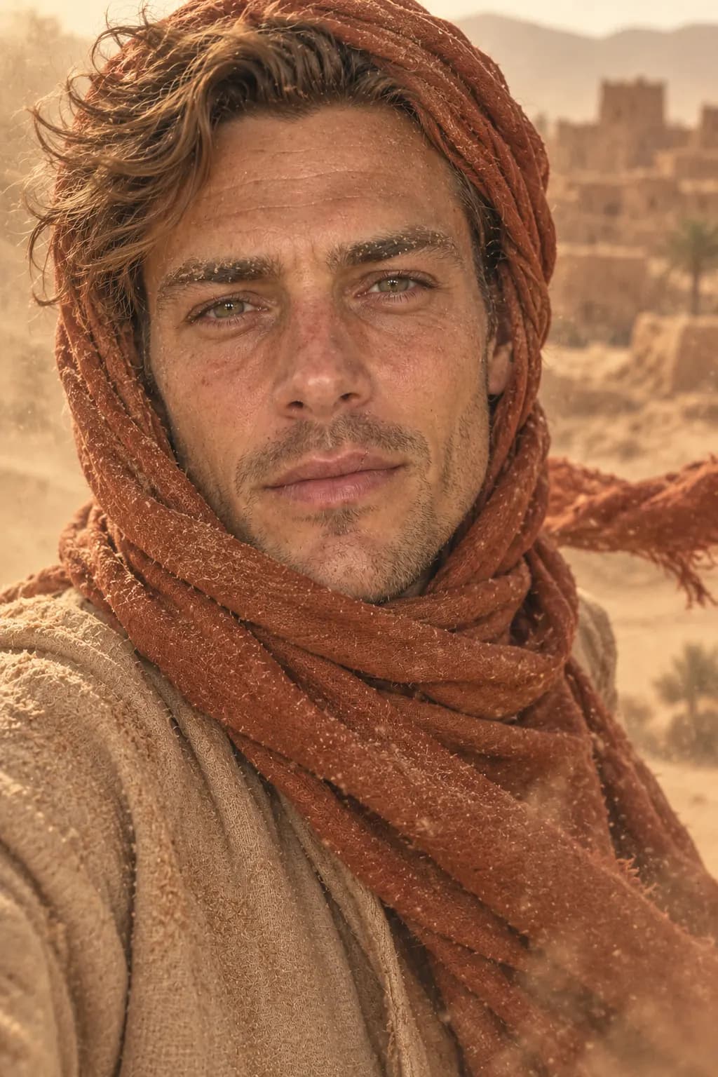 Desert: Sand on lashes