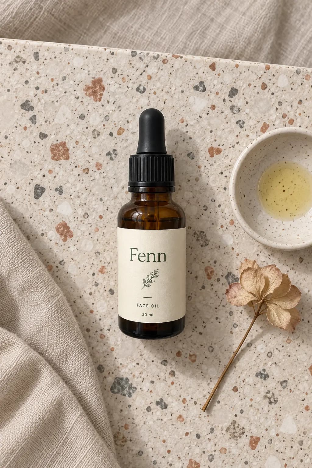 Flat lay: Terrazzo