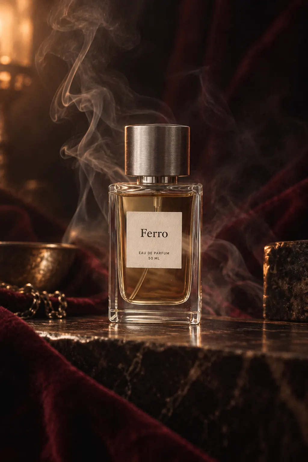 Fragrance ad: Smoke