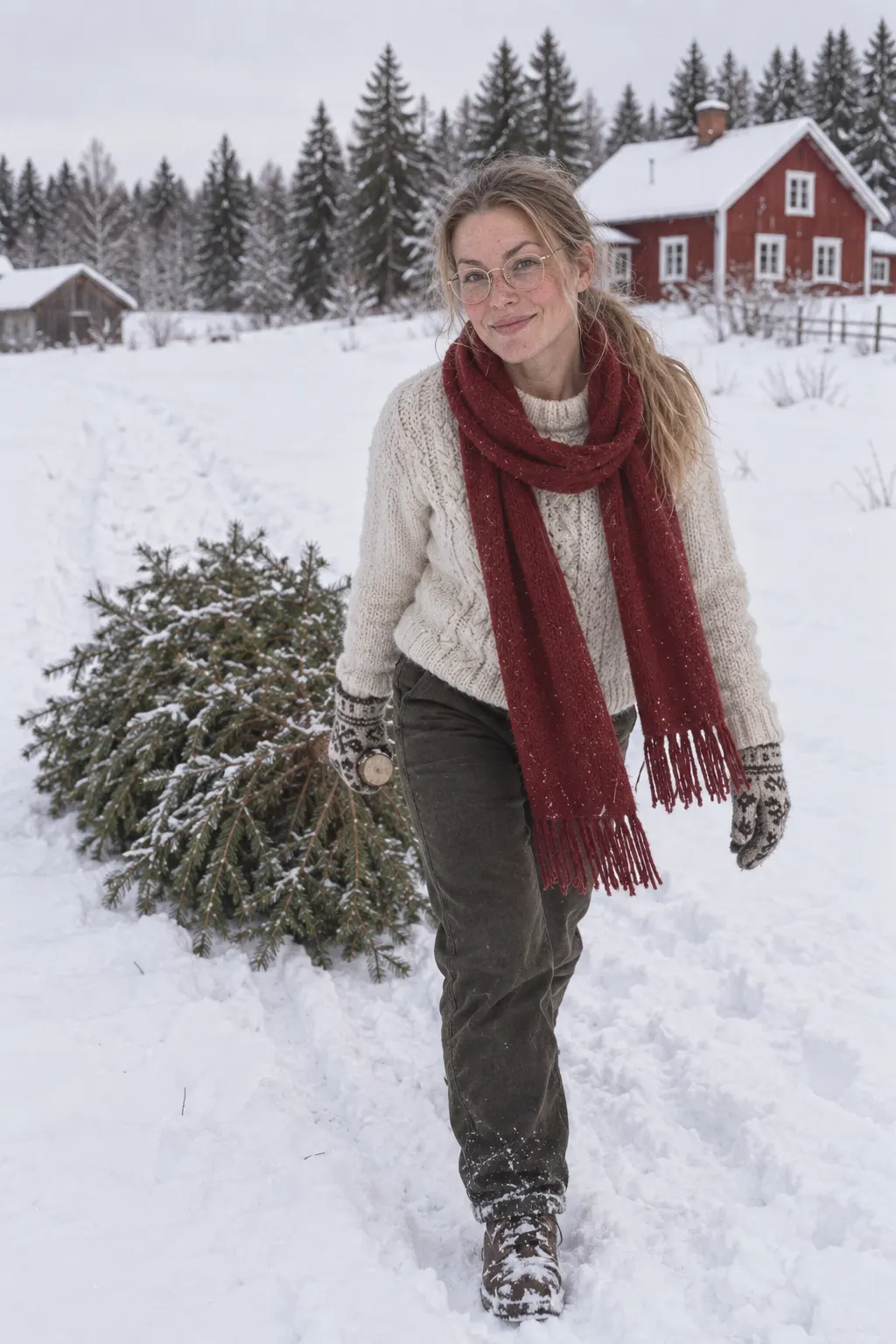 Holiday card: Bringing it home