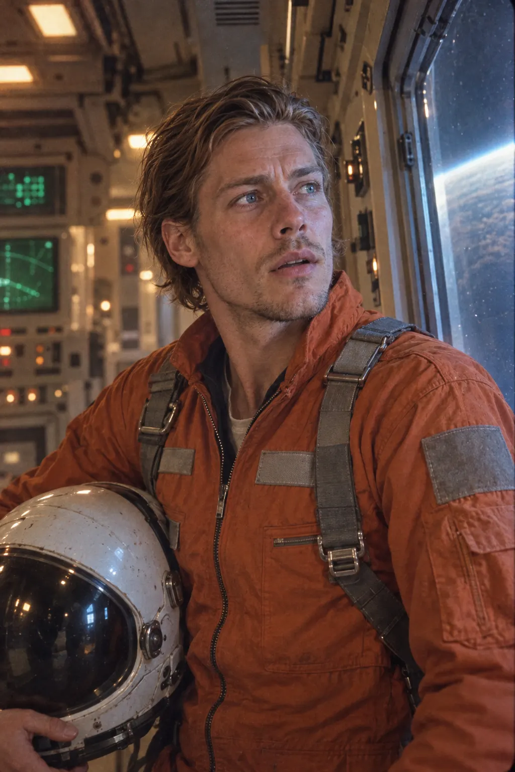 Main character: 80s sci-fi