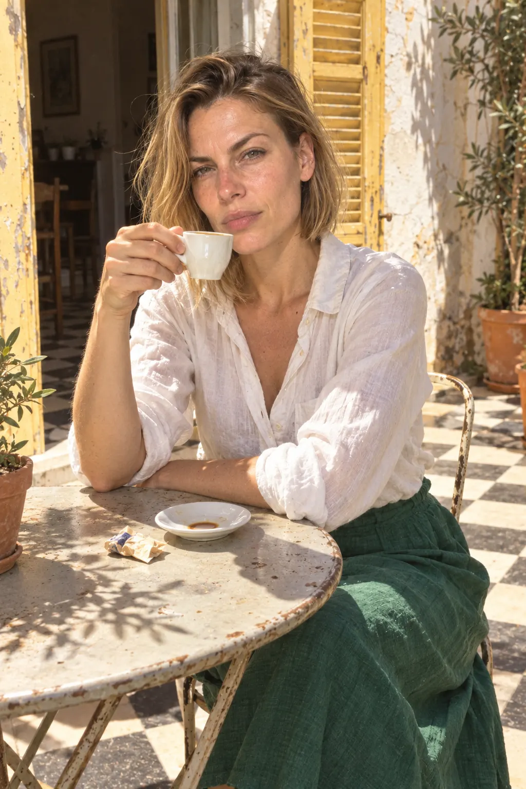 Sun-faded villa: Espresso