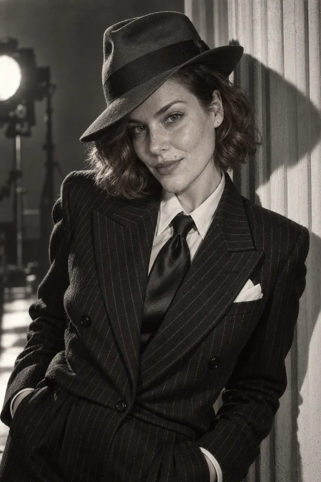 Old Hollywood: Pinstripes