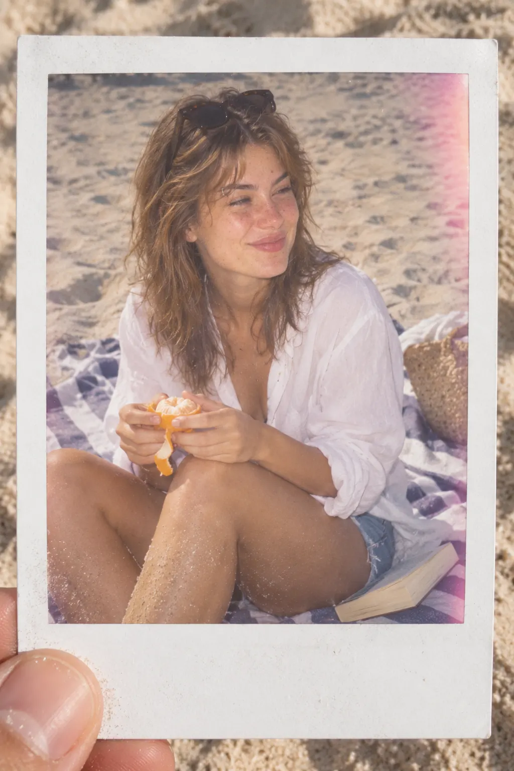 Polaroid diary: Beach towel