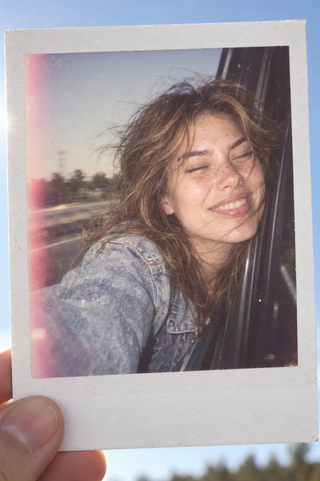 Polaroid diary: Car window