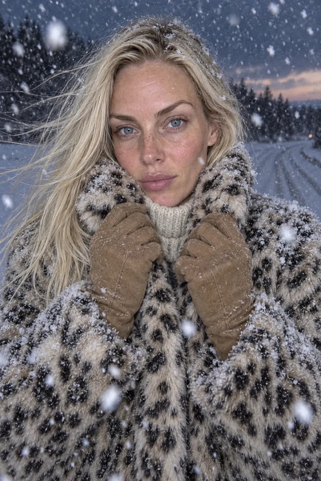 Snowstorm: Collar up