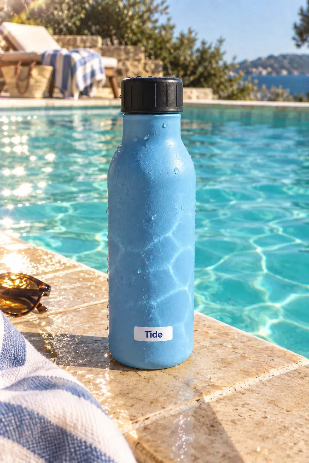 Summer outdoors: Pool edge