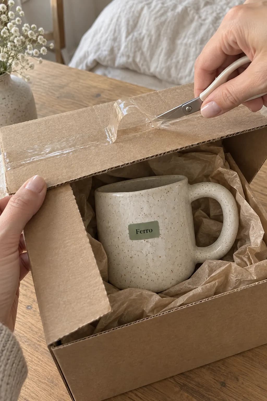 Unboxing: Tape cut