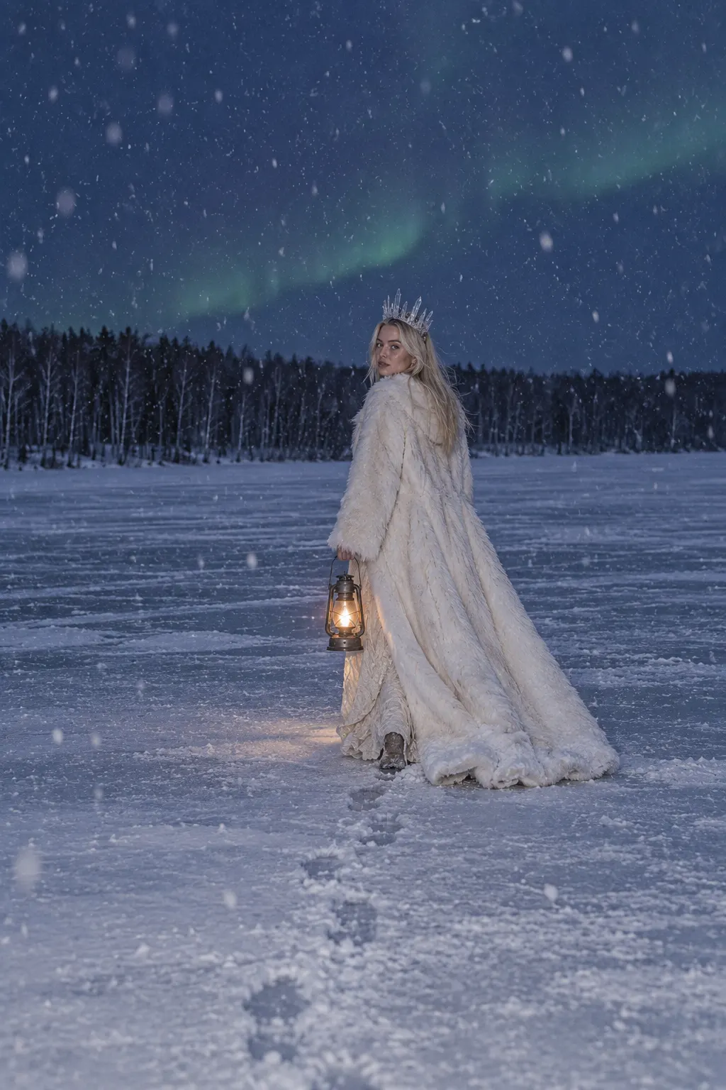 Winter fantasy: Across the ice