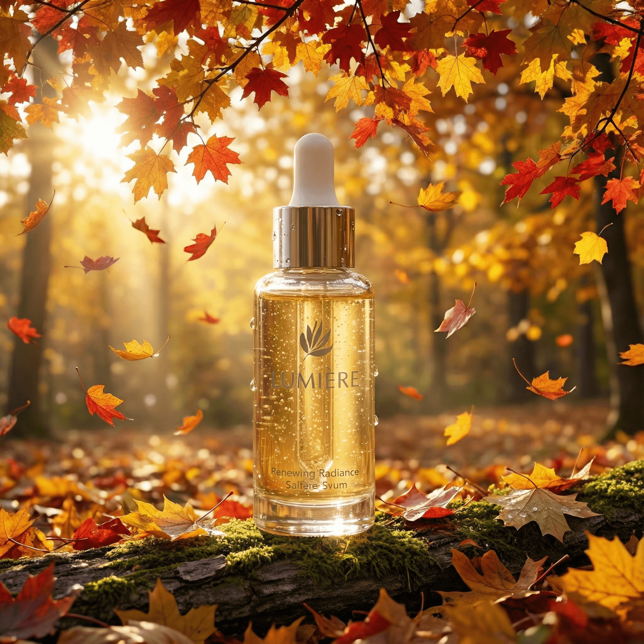 AI Product Autumn Leaves CGI Generator