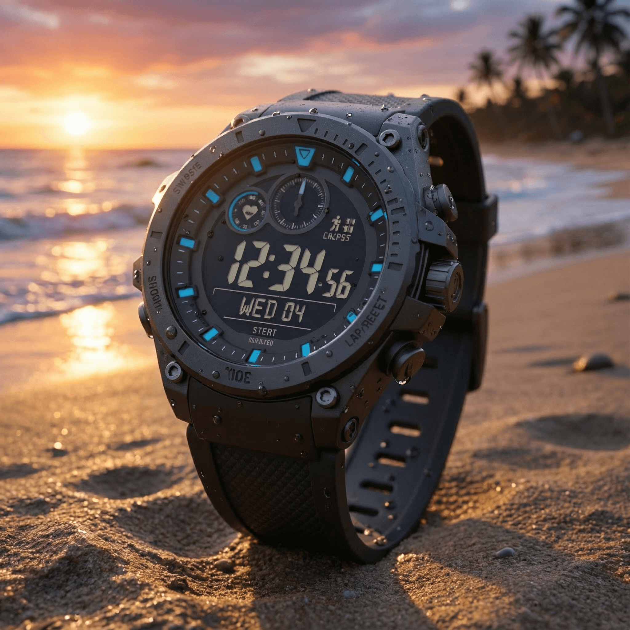 AI Product Beach Sunset CGI Generator