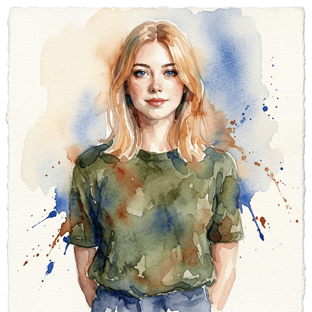 AI Watercolor Portrait Generator