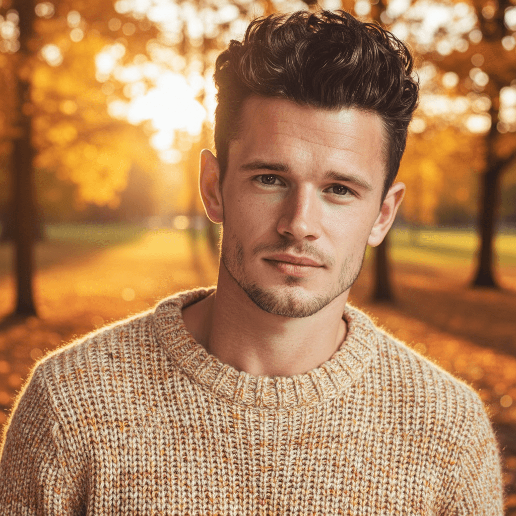 Autumn Golden Hour - Male Model 3