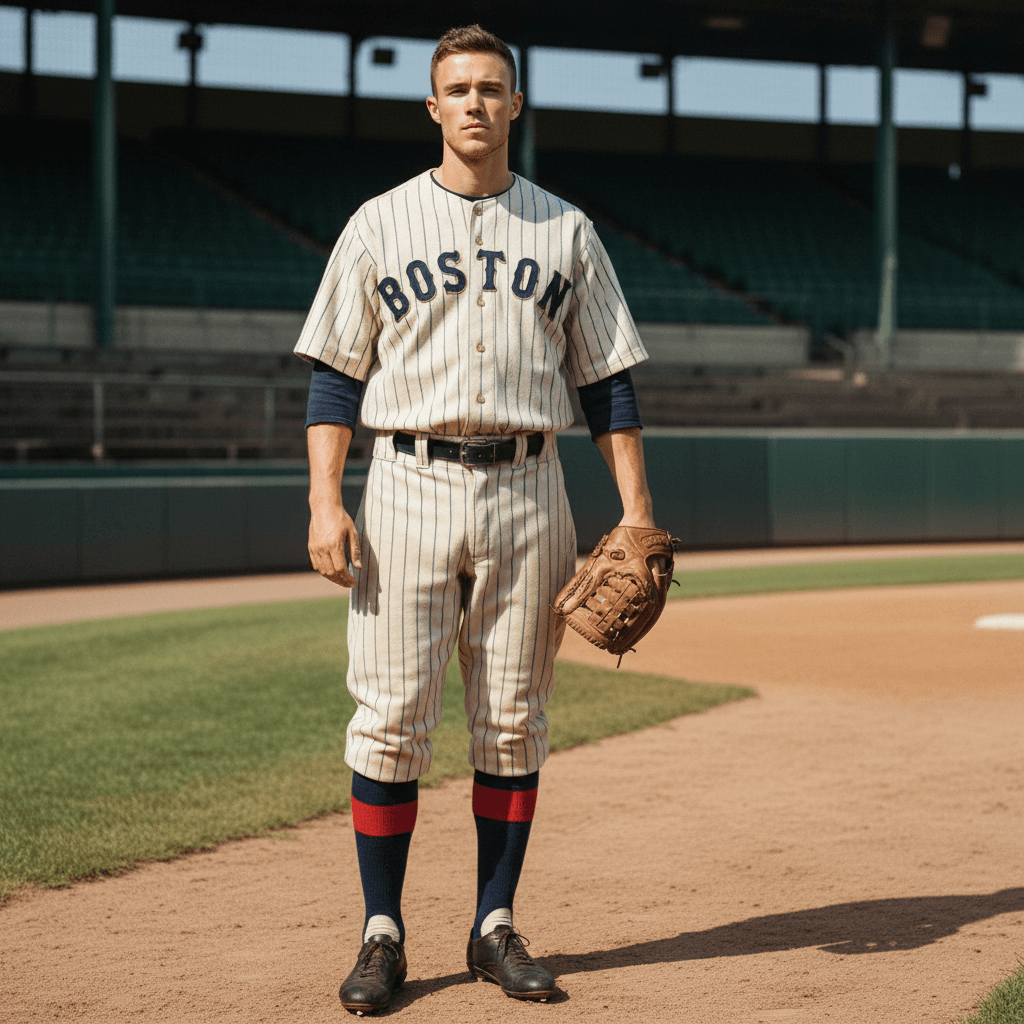 Baseball Player Vintage - Male Model 2