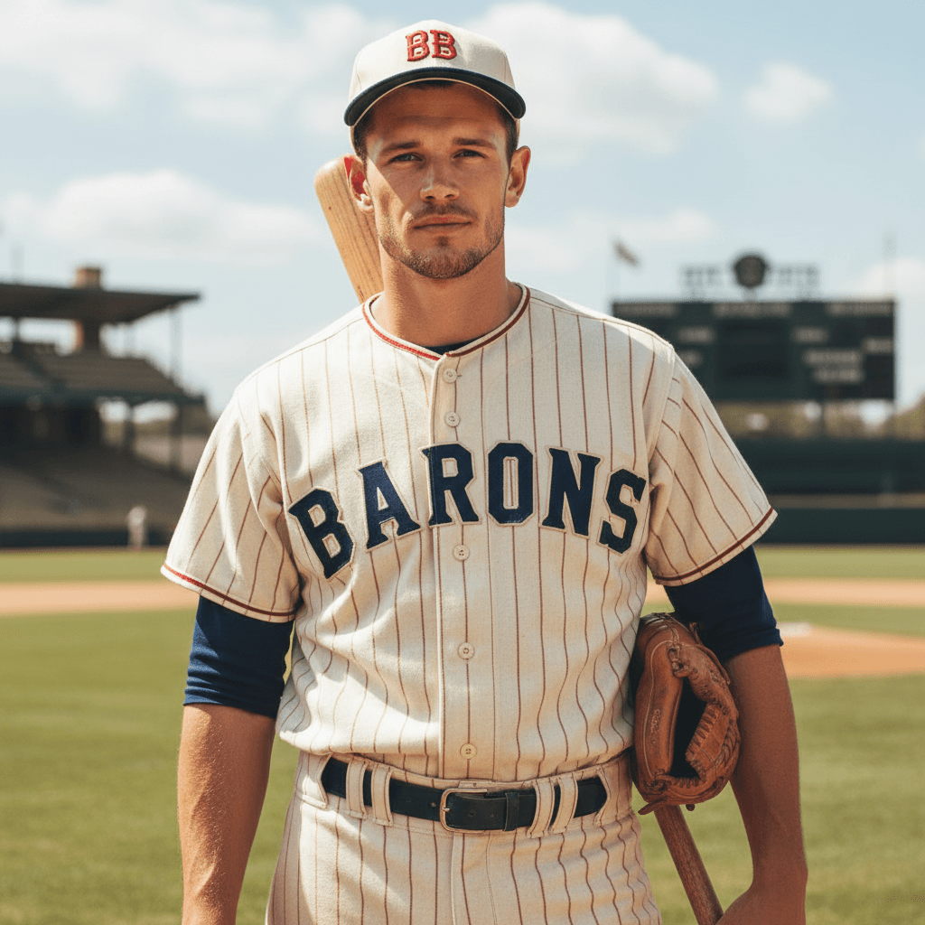 Baseball Player Vintage - Male Model 3
