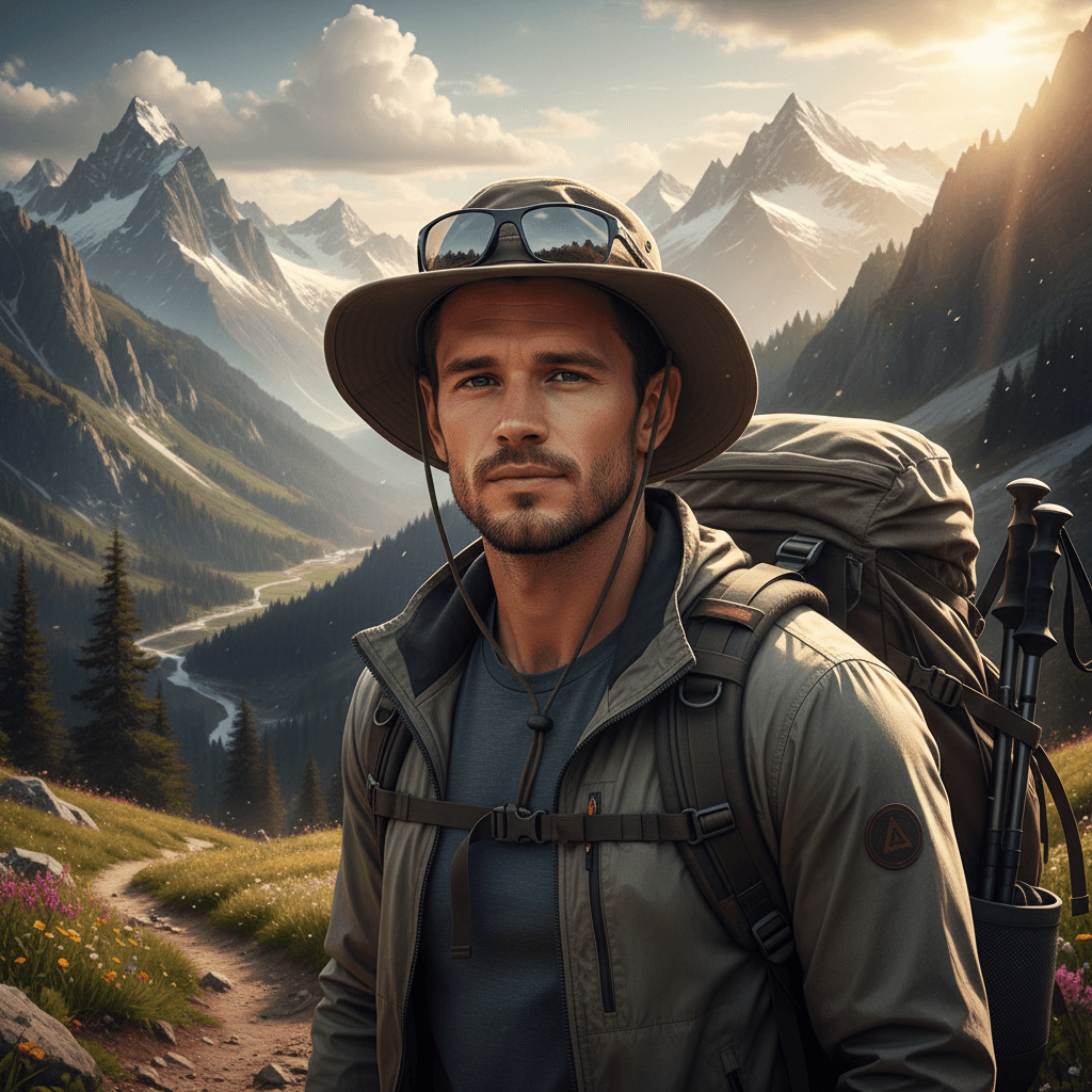 Mountain Hiker Adventure - Male Model 3
