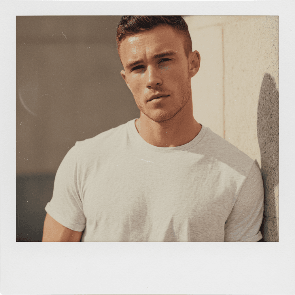 Polaroid Selfie - Male Model 2