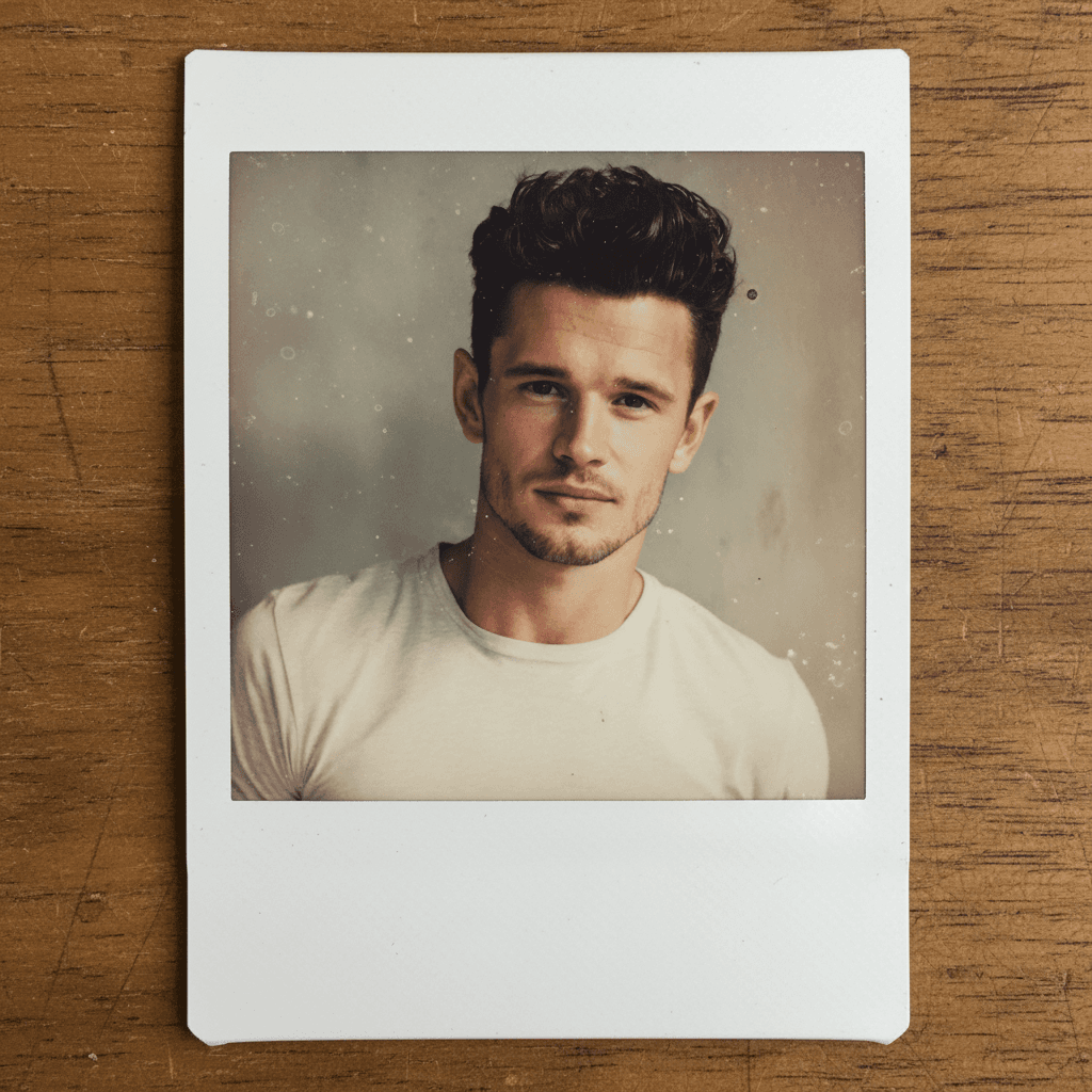 Polaroid Selfie - Male Model 3