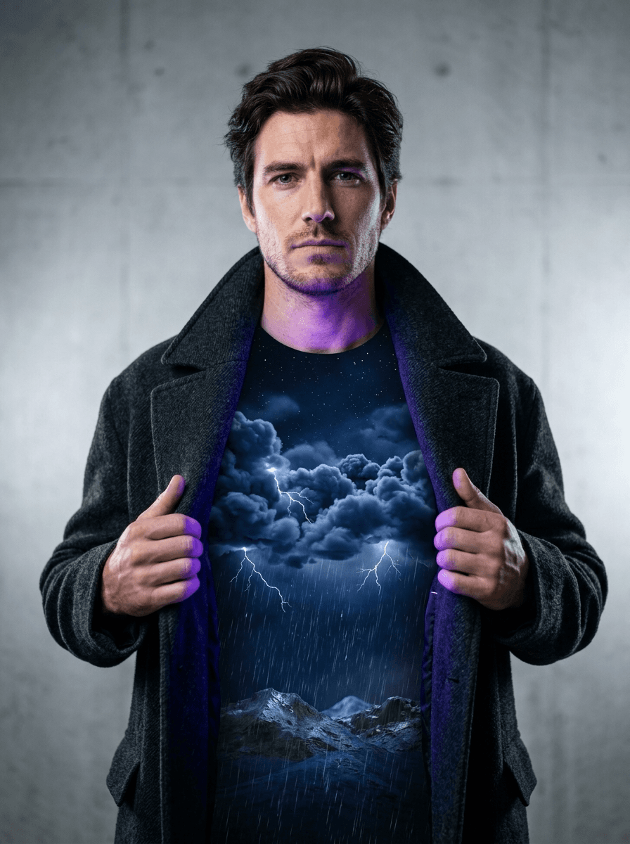 Storm in My Coat AI Photo Generator preview
