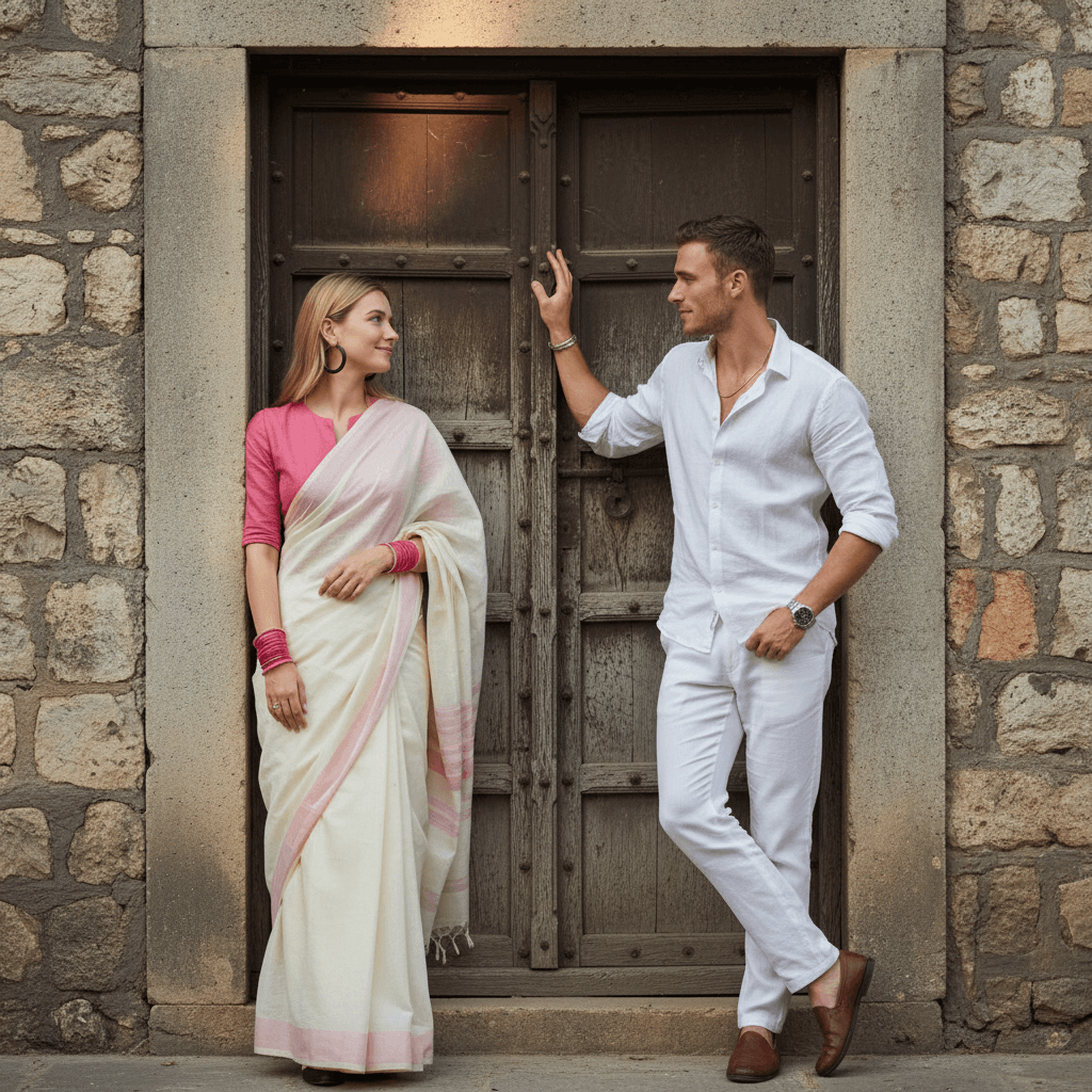 Romantic Door Couple - Male Model 2