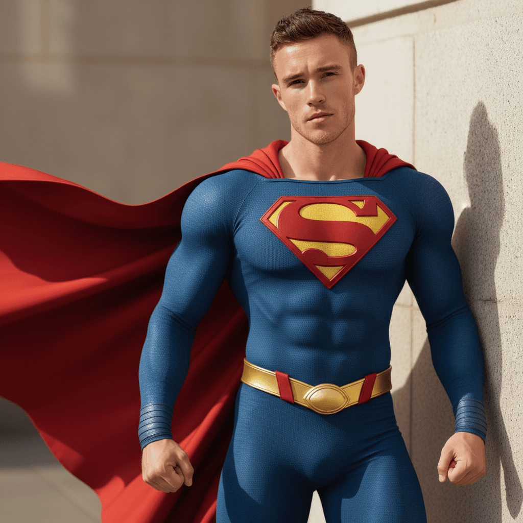 Classic Superhero - Male Model 2