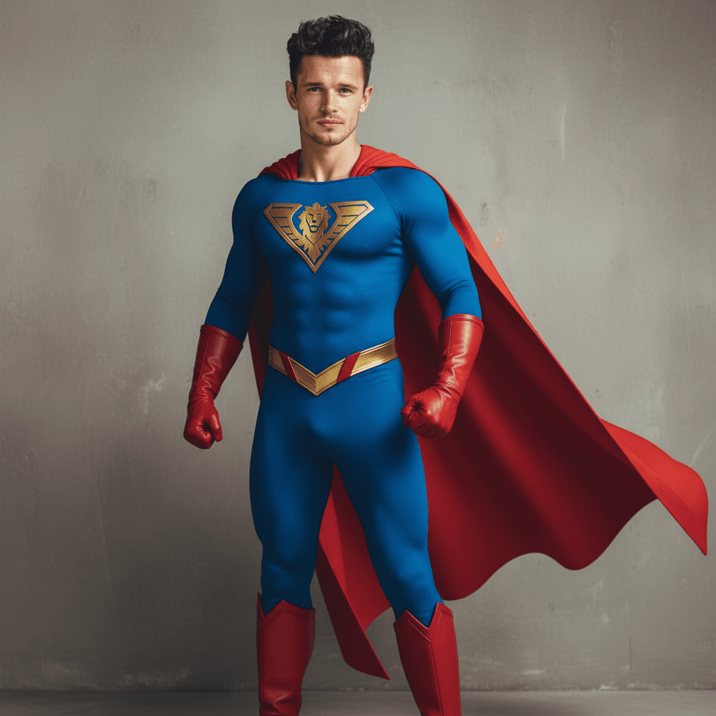 Classic Superhero - Male Model 3
