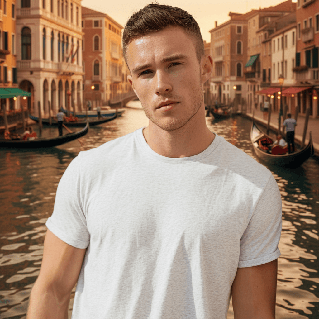 Venice Canal Romance - Male Model 2