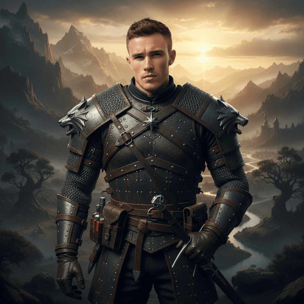 Witcher Style - Male Model 2
