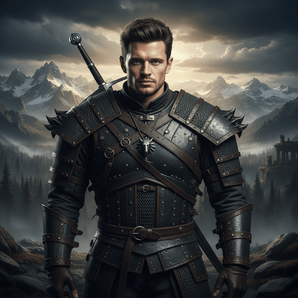 Witcher Style - Male Model 3