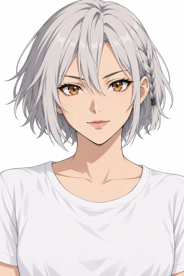 Main image of Mika: head and shoulders on white in a plain white top.
