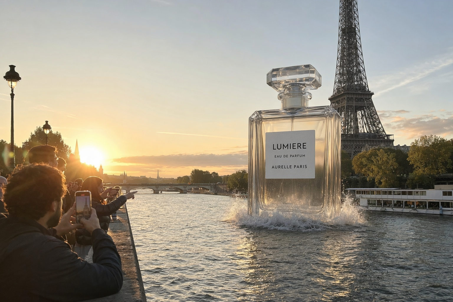 GPT Image 2 generated FOOH perfume ad concept in Paris