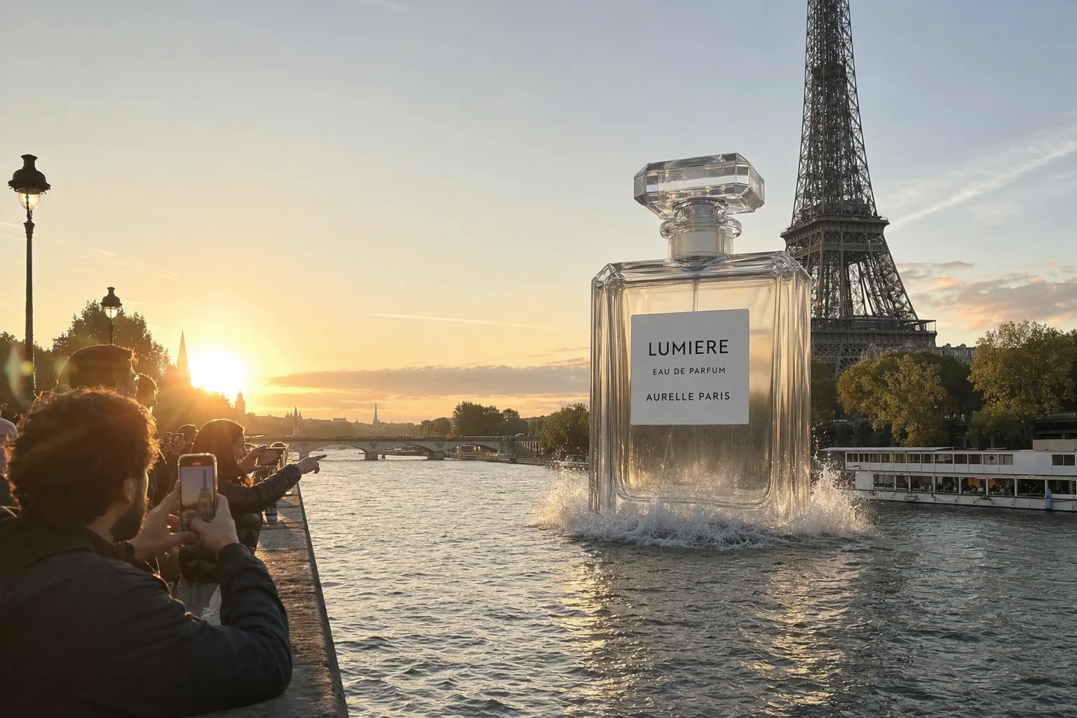 GPT Image 2 generated FOOH perfume ad concept in Paris