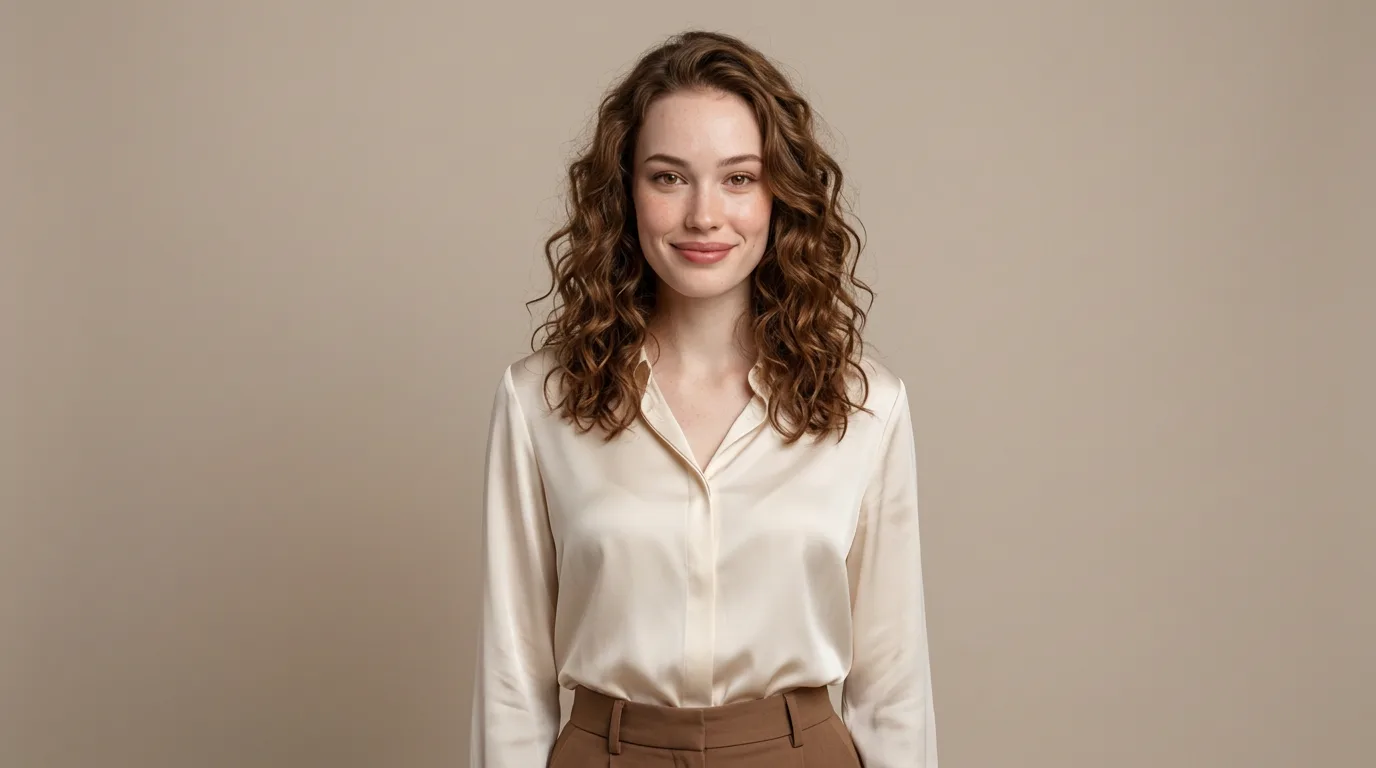 AI-generated elegant female portrait using Nano Banana prompts